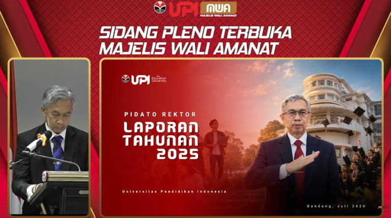 Sidang Pleno Terbuka MWA UPI Bahas Akuntabilitas Kepemimpinan Melalui Pidato Tahunan dan Laporan Kinerja Rektor Tahun 2025